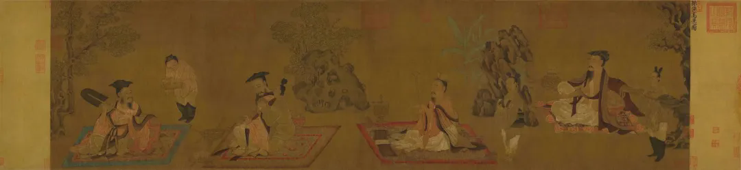 唐 孫位 高逸圖卷 上海博物館藏 唐 孫位 高逸圖卷 上海博物館藏